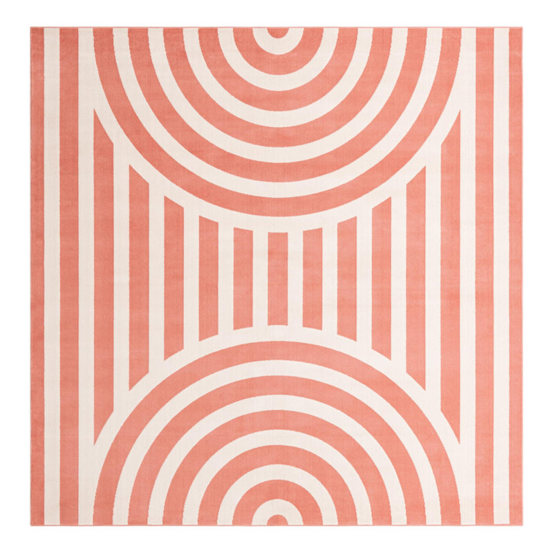 Tapis pour enfant Unique Loom Lines, Carré 7 pi 10 po