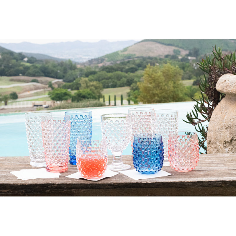 Verres à boire en acrylique, 20 oz, Rose