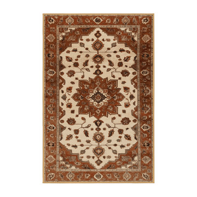 Tapis brun lavable à la machine