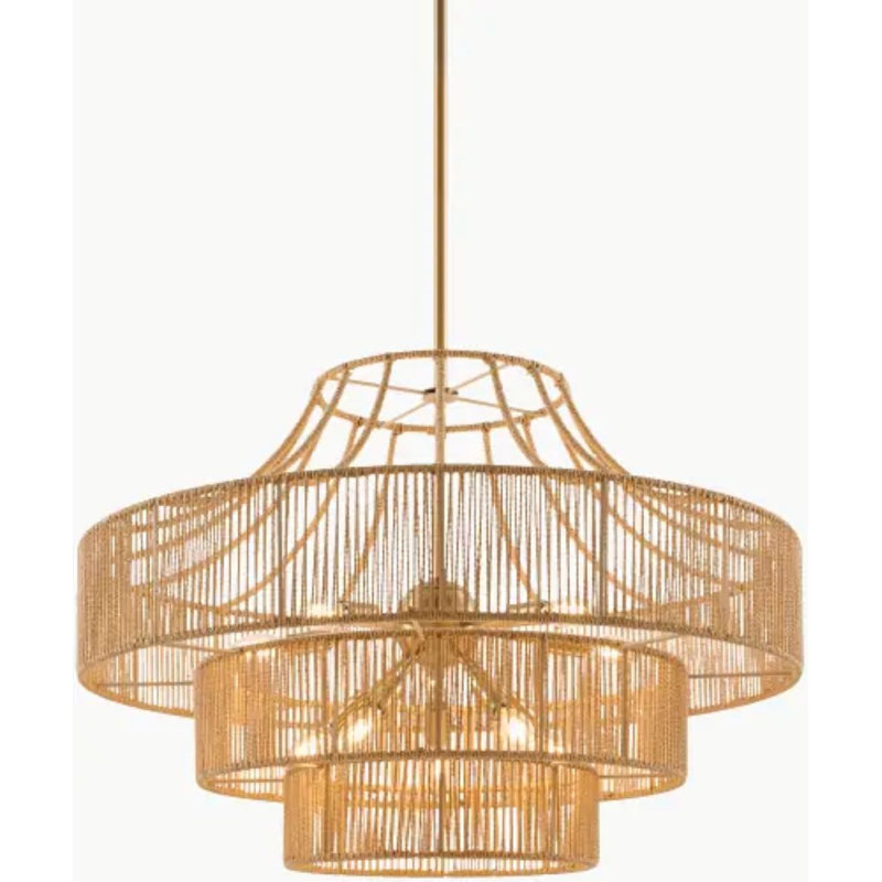 Vella Chandelier, 22" H x 32" W x 32" D