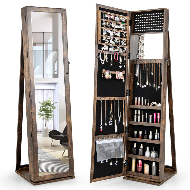 Audrianna Jewelry Armoire, Brown
