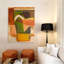 Art mural Mid-Century moderne en toile pour salon-726582040-726582041