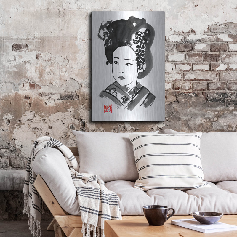 "Petite Japonaise" par Pechane, H 36 po x l 24 po
