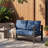 2-Person Outdoor Sofa with Cushions-1504180308
