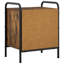 40 cm W Galvanised Steel Bedside Table-476868187