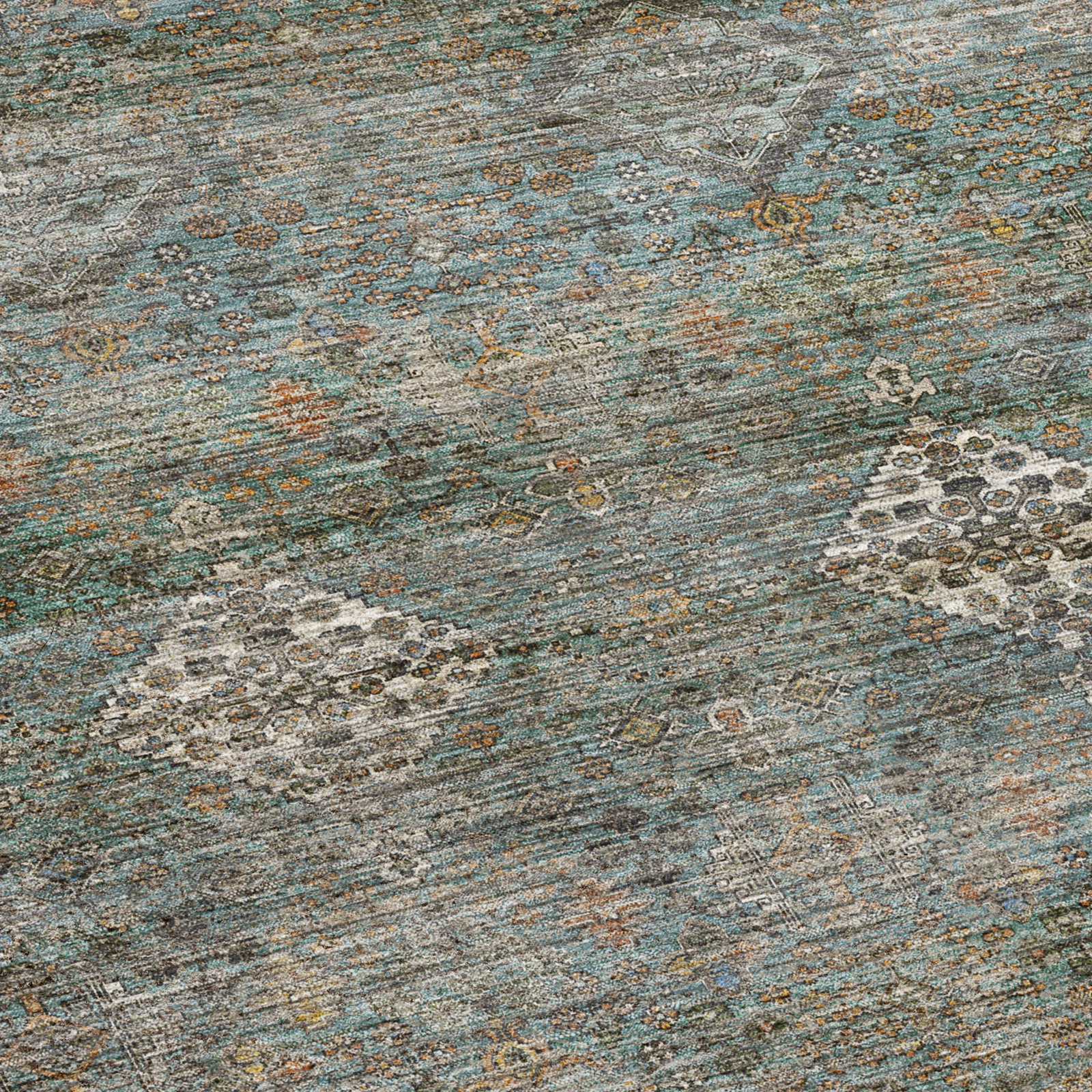 Rug, Teal, 10' x 14'