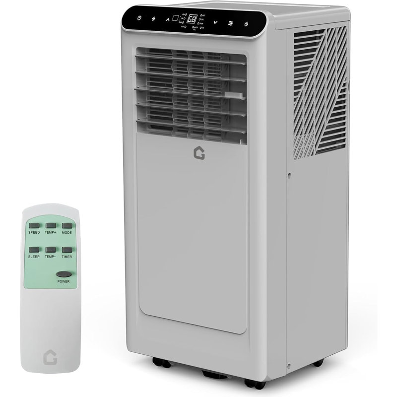 Climatiseur portatif 10000 BTU climatiseur portatif 3-en-1 avec déshumidificateur à télécommande et minuterie à télécommande