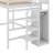 Full Size Loft Bed With Wardrobe-317326503