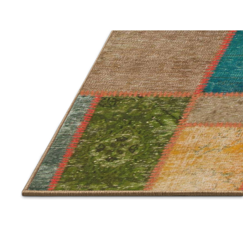 Abstract Indoor Rug, Rectangle 5' x 7'