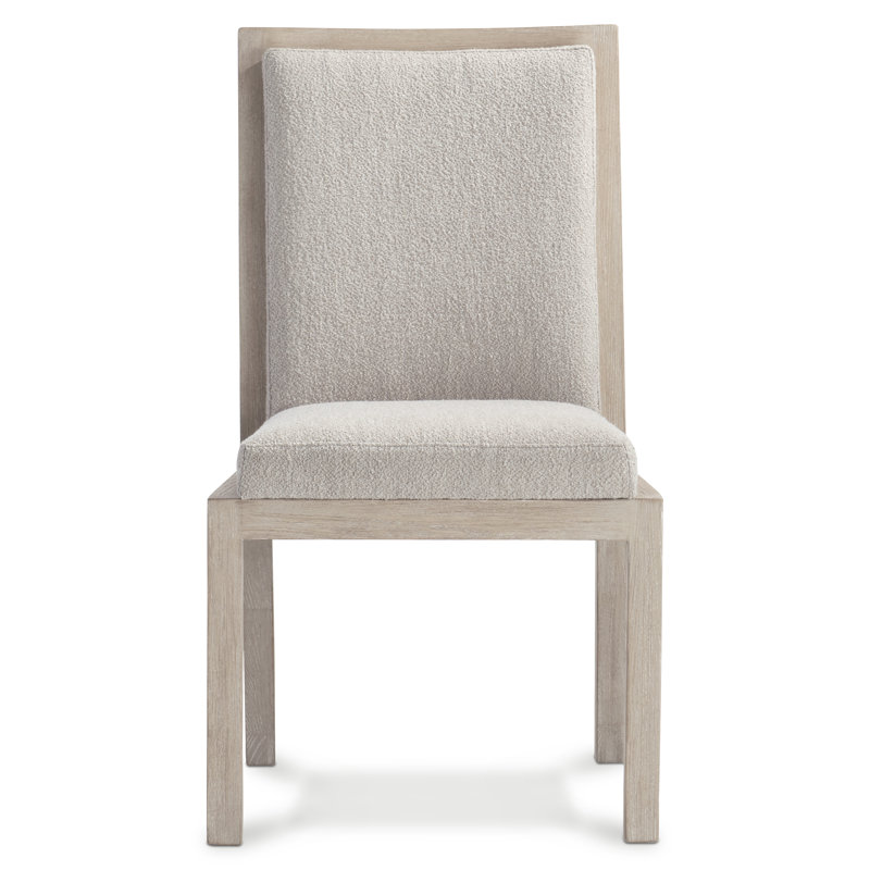 Prado Upholstered Back Side Chair in Beige
