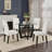 Color 20.3'' H Faux Leather Upholstered Parsons Chair-97867337