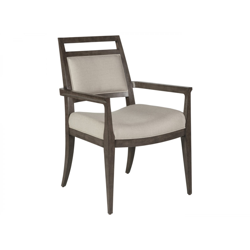 Cohesion Nico Upholstered Arm Chair, Dark Brown