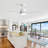 46 Inch New Design Ceiling Fan With Lights 3 ABS Blades 6-Speed DC Motor