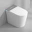 Toilette compacte compacte avec siège de bidet intégré, conception sans réservoir moderne avec profondeur de 23,25 po, chasse automatique à ouverture automatique, siège chauffant, séchoir à air chaud instantané pour les petites salles de bain