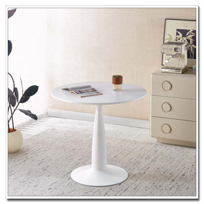 Table à piédestal moderne 31,5 pouces Mid-Century