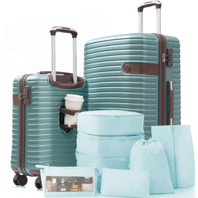 Hardshell Luggage Set with TSA Lock, 360° Spinner Wheels, Lightweight Durable Travel Suitcases