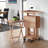 Turner 6-Piece Snack Table Set in Natural Finished Wood, 25.96" H X 18.93" L X 15.7" D-440009933
