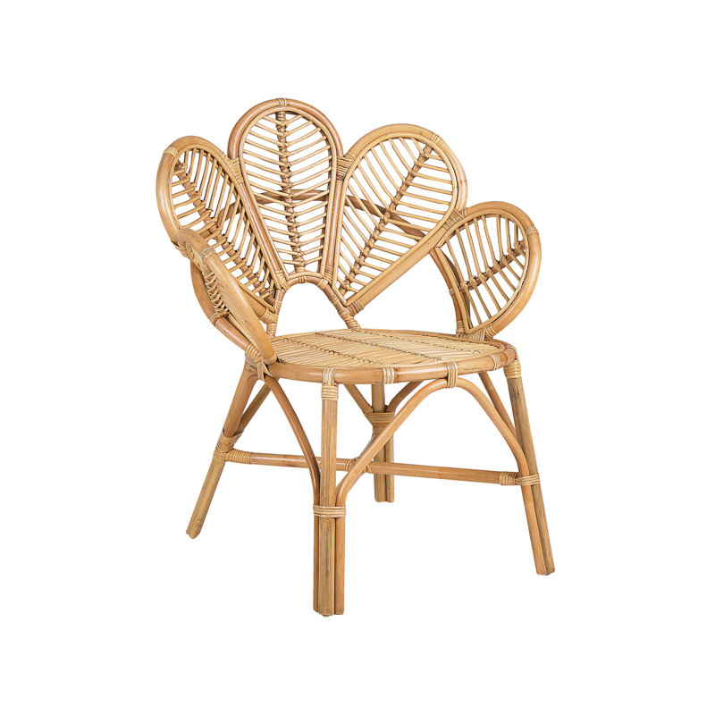 Tooleville Rattan Peacock Chair Natural FLORENTINE II