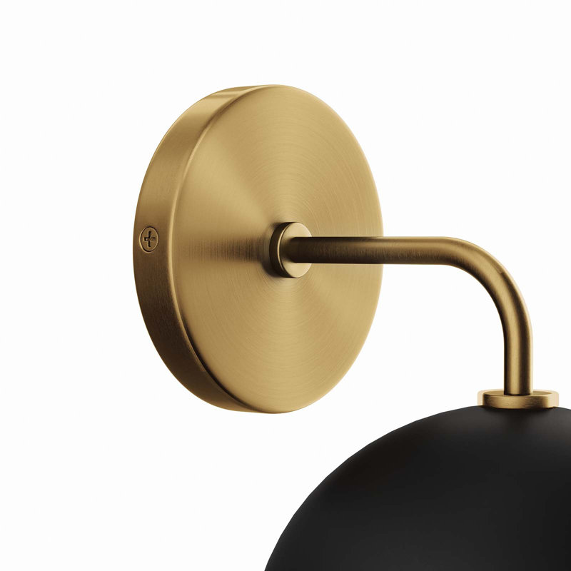 Modway Stellar 1-Light Wall Sconce, Satin Brass