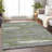 Aelaris Green Washable Indoor-Outdoor Rug - LOOMLAN-1259308867