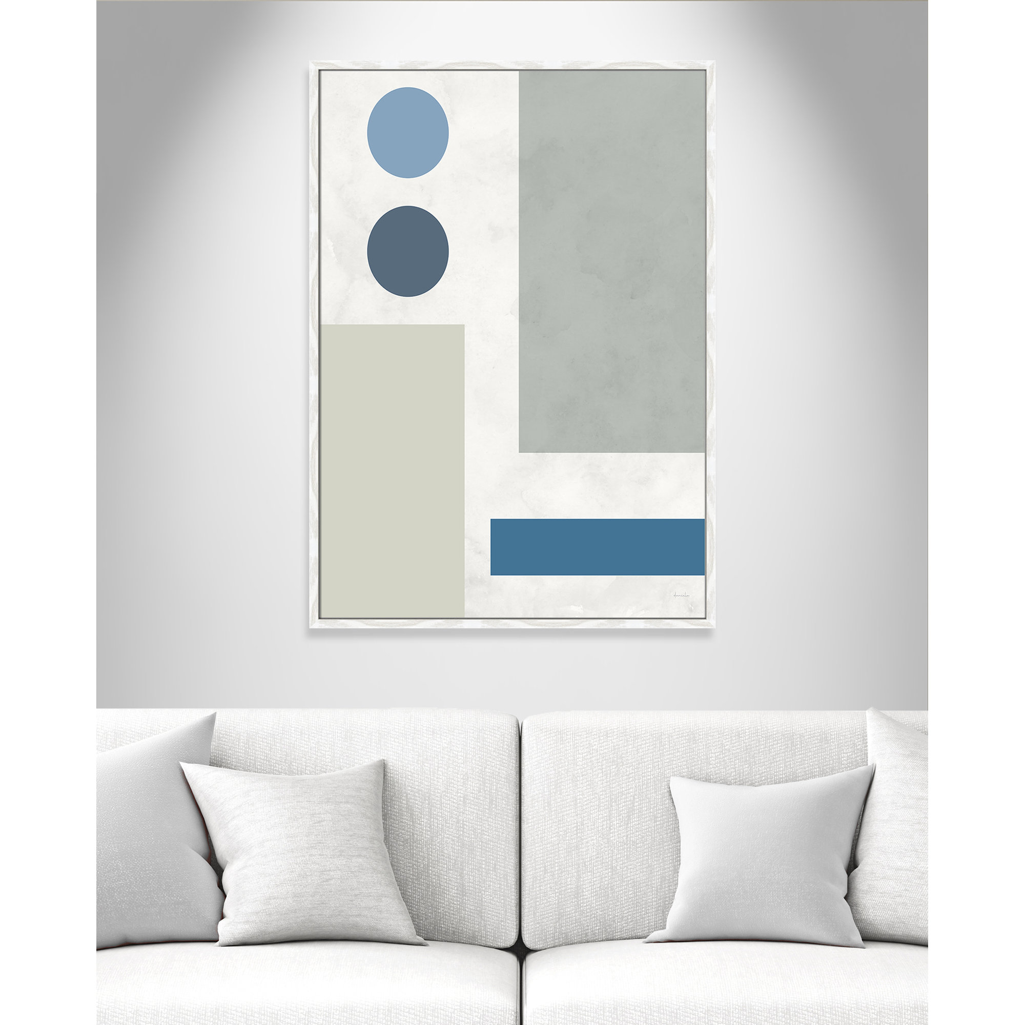Stars Align I by Daniela Santiago - Full Bleed Frame Print on Paper, 29.5" W x 41.5" H , White Framed