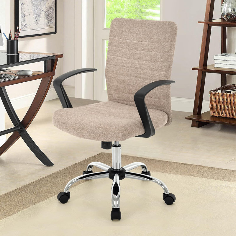 Chaise de bureau à haut dossier Aime, Kaki