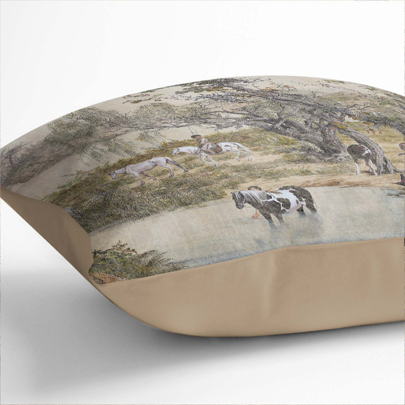 Square Throw Cushion, Stone, 55cm H x 55cm W x 20cm D