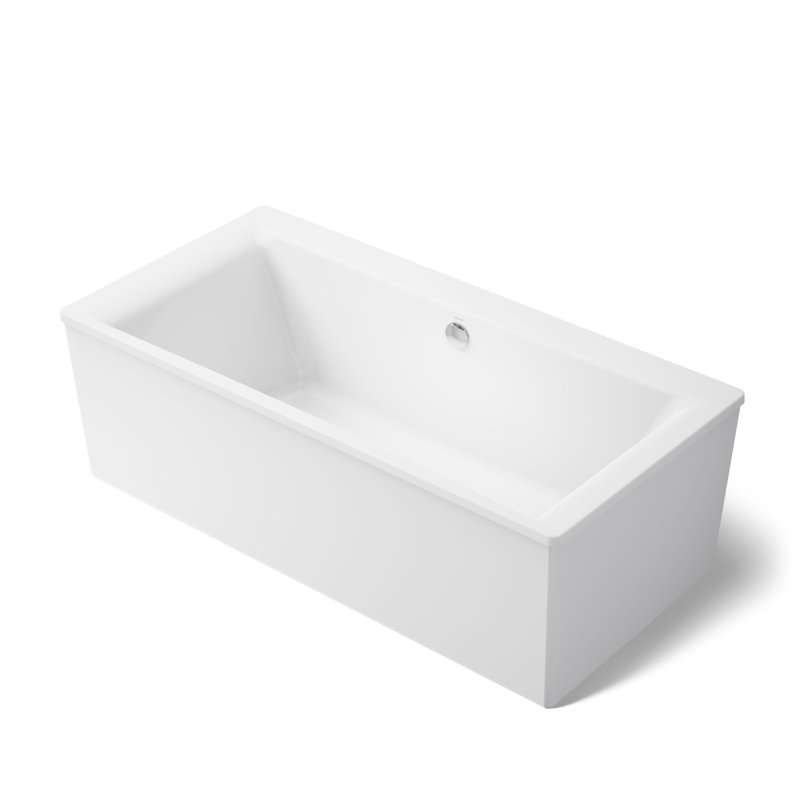 Stargaze 72" x 36" Freestanding Soaking Bathtub, White