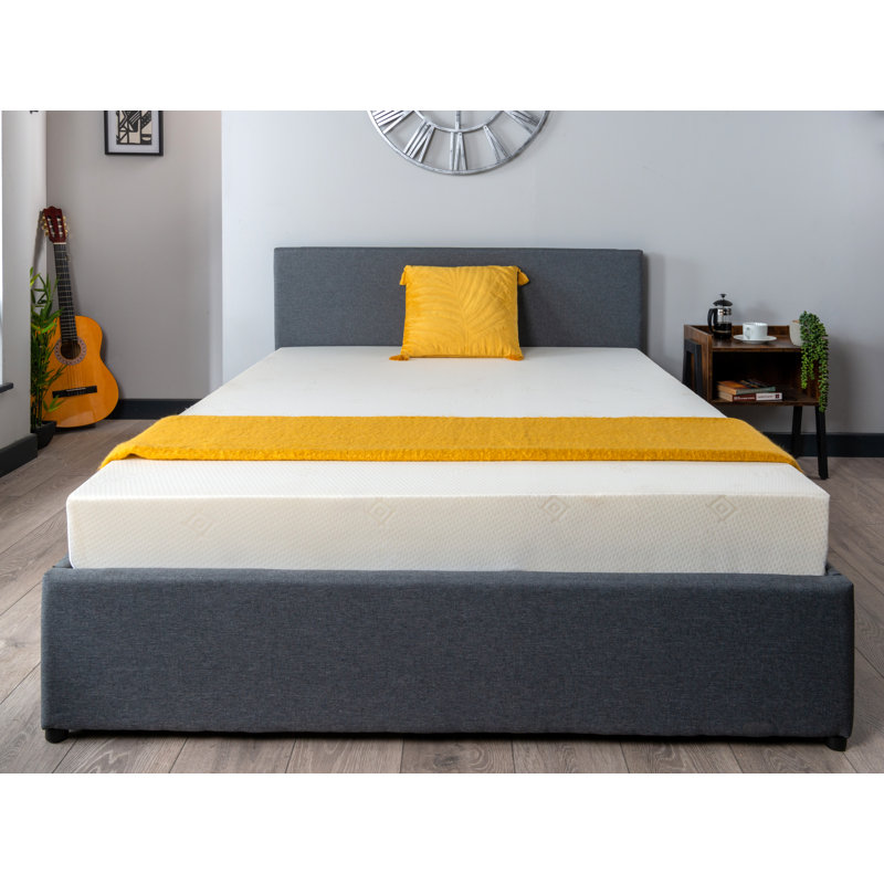 Makasia Upholstered Ottoman Storage Bed, Single (3')