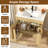 Bathroom Vanity With Sink, Faucet, Door Shelves And Open Side Shelves-138289164-138289165