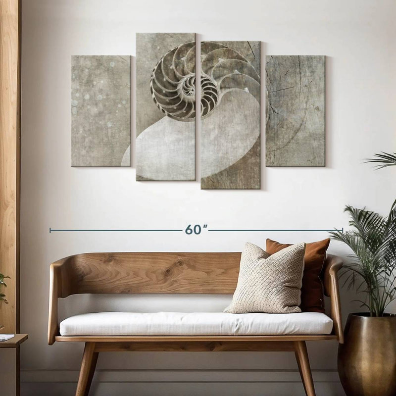 Spiral Seashell, 32'' H x 52'' W