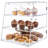 Diquon 3 Tier Clear Food Storage Container Breadbox