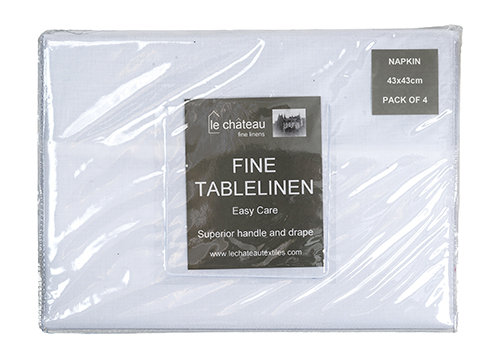 Tetbury Cotton Solid Colour Square Napkin, Grey