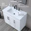 Ensemble de meuble-lavabo simple blanc 36 po