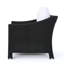 Chaise d'appoint élégante de style minimaliste moderne