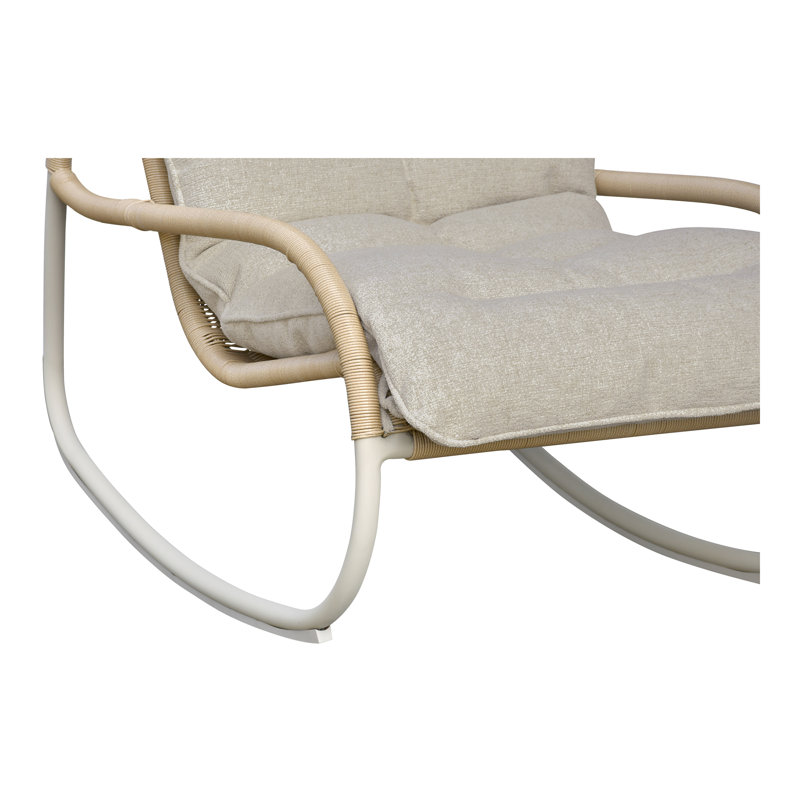 Lyra Outdoor Rocking Chair Beige