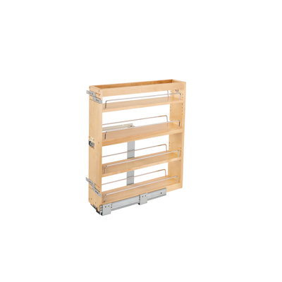 Wood Base Cabinet Pullout Organizer W/ Soft-Close