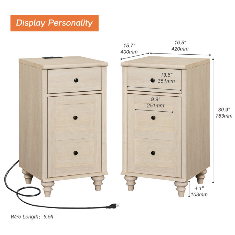 Table de bout Corretta, Beige