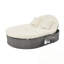 Chaise longue avec coussins et coussins-436983313