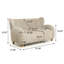 Causeuse compacte en tissu chenille 58 pouces