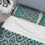 Ensemble de housse de couette à motif oriental vert-1571286799