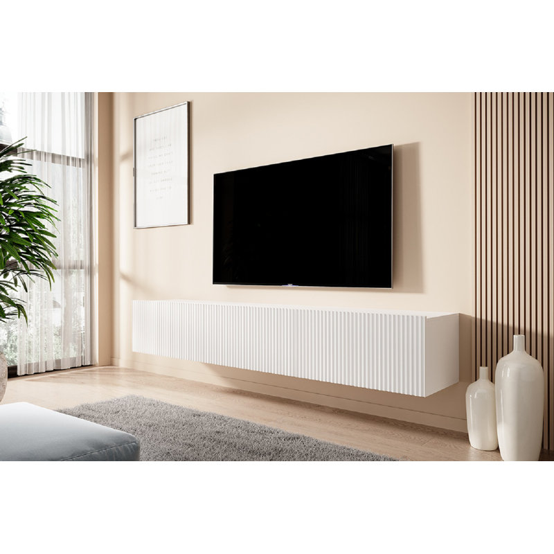 Ameelya Unfinished TV Stand for TVs up to 55", White