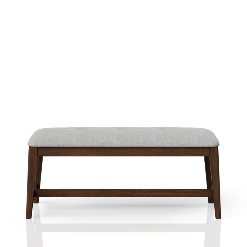 Banc de salle à manger rembourré Mid-Century