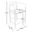 Tabouret de comptoir 25,2 po Fino Ayliana-1294523485
