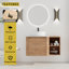 Meuble-lavabo mural 36 po avec lavabo d'art en céramique 36 po-973410326