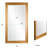 Catania Solid Wood Flat Mirror