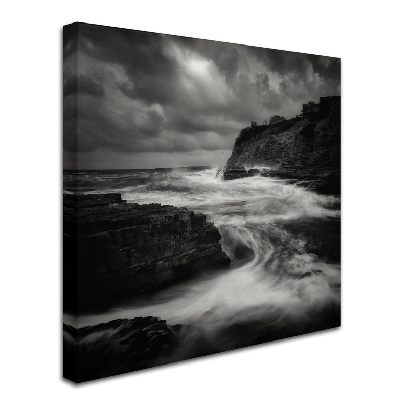 « storm », reproduction de photo sur toile tendue, H 14 po x l 14 po