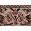 Tapis rouge en laine noué à la main de conception unique 1960S 10 pi 5 po x 12 pi 3 po 1960S