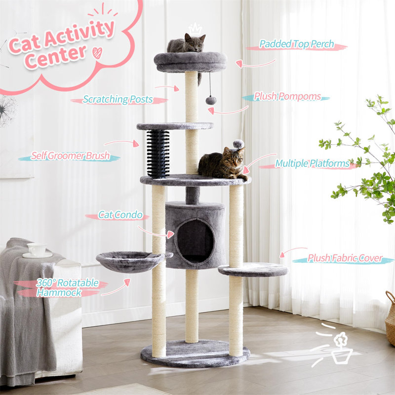 Evica 60.24'' H Cat Tree