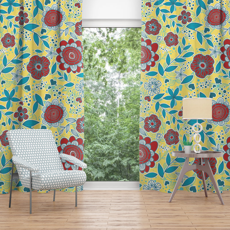 Paire de rideaux obscurcissant en polyester Draeger, L 40 po x H 82 po